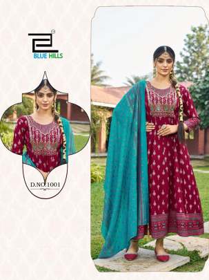 Chanderi Dupatta Gown Wholesale Price