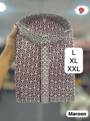 Elegant Chikankari Embroidered Kurta