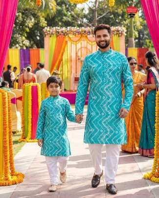 Printed Kurta for Men and Kids