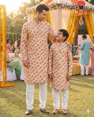 Festive Printed Kurta Pajama