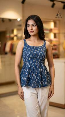 Office wear Trendy Short Kurti