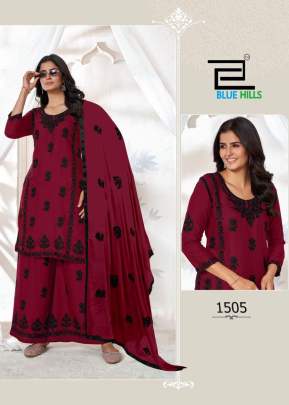 Party wear kurti with embroidery
