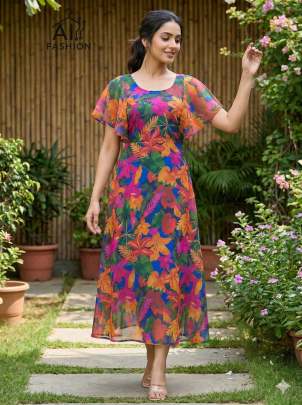Printed gown manufacturer Surat