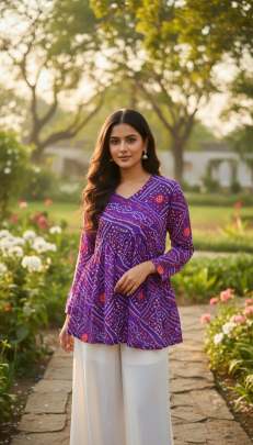 Pure Georgette Top Supplier