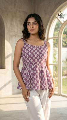 Short Length Ladies Tops Manufacturer India