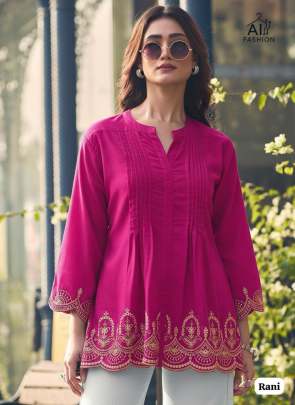 Trending Short Embroidered Kurti
