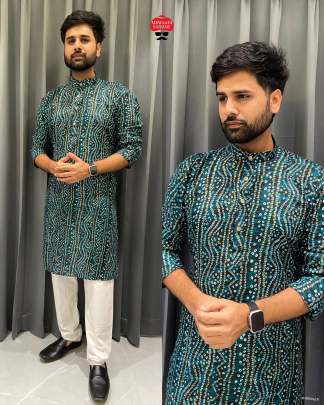 Traditional Bandhani Kurta
