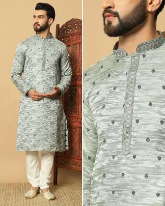 Wedding Wear Jacquard Kurta