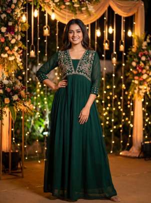 Wholesaler Of Trendy Georgette Gown 