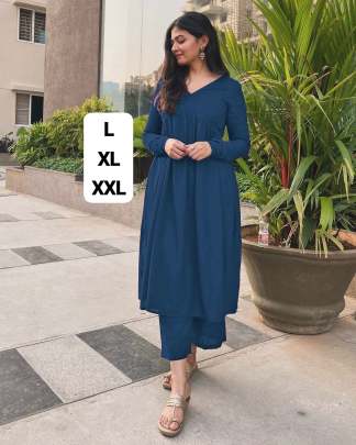 Full Flair Kurti with Plazzo Wholesaler