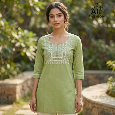 embroidery kurti manufacturer