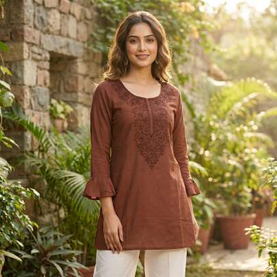 embroidery kurti wholesale