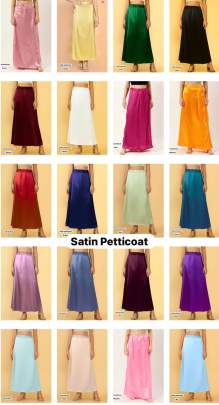 Satin petticoat