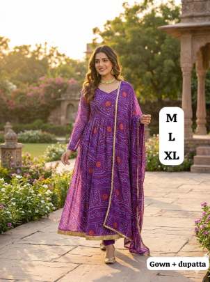 Bandhani Women Wear Long Kurti