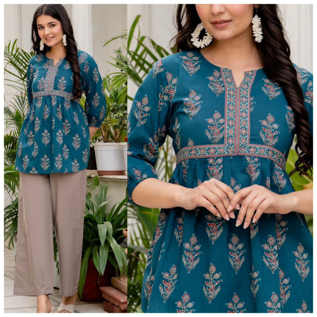 Buy ready made tops exporter at INR 1400 online from Inli Exports