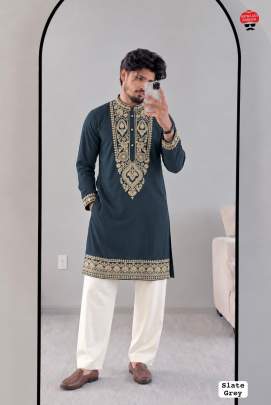 Armaani Lachko fabric Trendy Men's kurta Wholesaler