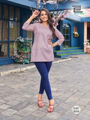 BLUSH - COTTON PRINTED TOPS FOR REGULAR AND OFFICE WEAR