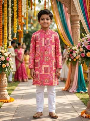 Party and Casual Wear Kurta Pyjama for Kids