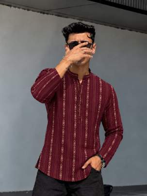 Casual Men's Cotton short kurta Manufacturer 