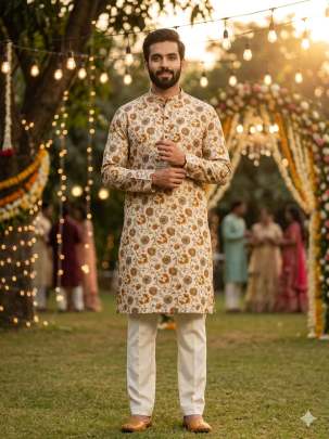 Comfortable Cotton Kurta for Office and Events