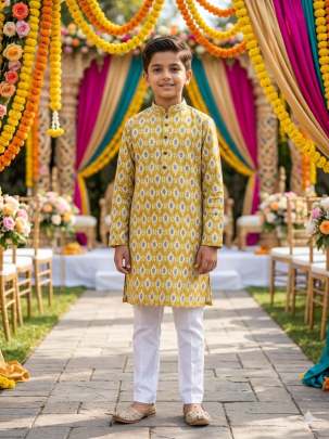 Cotton Kurta Pyjama for Boys
