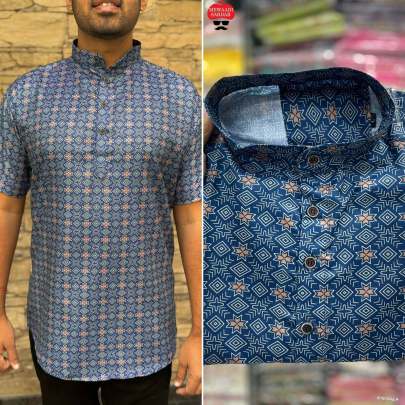 Cotton mens short kurta for all occasions