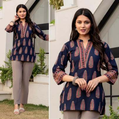 Daily Wear Kurti Style Top | Wholesale Manufacturer Surat
