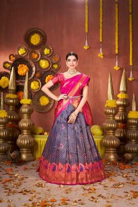 Designer half saree