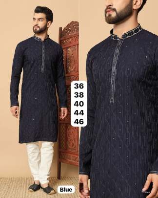 Embroidery ethnic Wear Men Kurta
