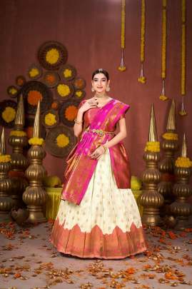Ethnic lehenga saree