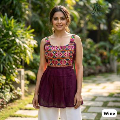 Navratri special sleeveless top