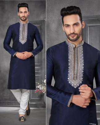 HEAVY COTTON JEQUARD ETHNIC WEAR KURTA PYJAMA FOR MEN