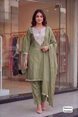 Heavy Embroidery and Real Mirror Work kurti sets 