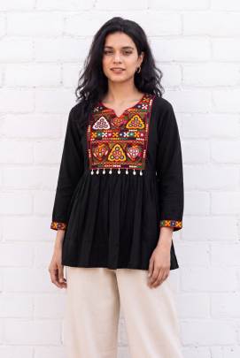 Black Navratri and festive season special trendy gamthi tops
