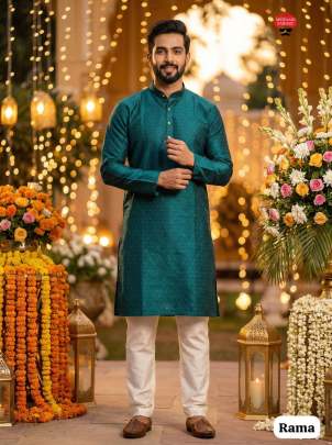 Jacquard luxury Kurta for every celebration