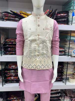 Kurta - Pant - Koti set Ready to Wear in best 3 Combination