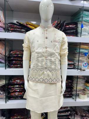 Kurta - Pant - Koti set Ready to Wear in best 3 Combination