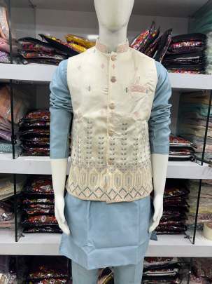 Kurta - Pant - Koti set Ready to Wear in best 3 Combination