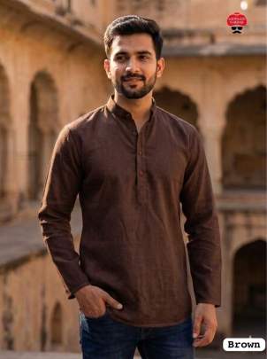 Linen Mens kurta manufacturer 