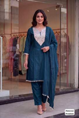 Manufacturer of heavy crush silk 3pcs suit 