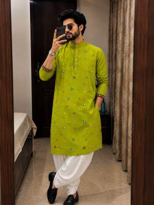 Mens Navratri Wear Kurta 2026