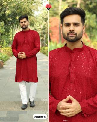 Chikankari Kurta for Festive Wear