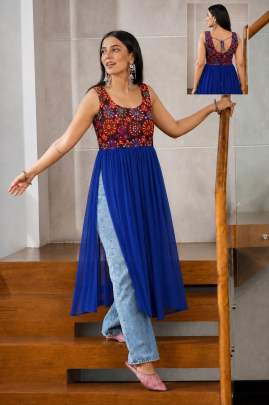 Navratri Kurti, Navratri Dress for Women, Garba Kurti, Dandiya Outfit