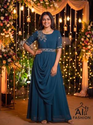 One Gown, Multiple Royal Looks premium boutique finish with graceful flair and modern ethnic elegance. 