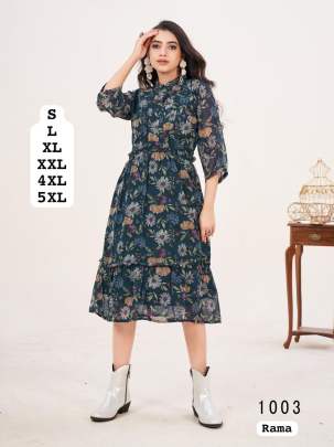 Party wear one piece dress