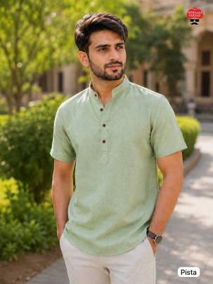Plain Kurta for Men, Smart Casual Kurta, Men's Ethnic Fashion