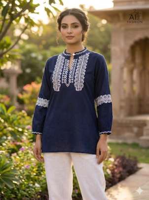 Most Trending Office wear Short kurti wholesaler