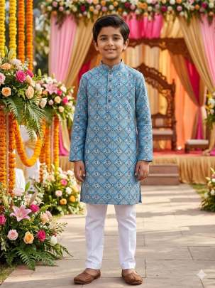 Soft and Stylish Cotton Kurta for Children