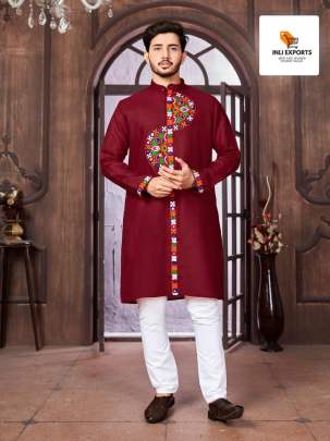 Stylish Pattern Kurta with Pocket