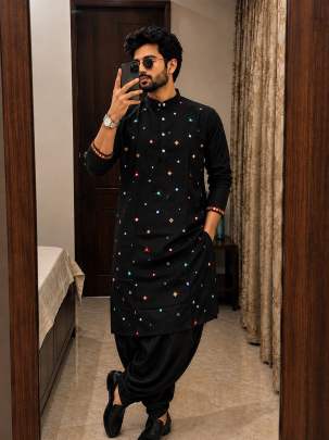 Surti Trendy Men's navratri kurta surat, india
